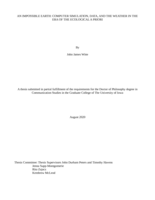 An impossible Earth: computer simulation, data, and the weather in the era of the ecological a priori
