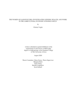 The women of Gangivecchio: investigating gender, wealth, and work in the agricultural economy of Roman Sicily