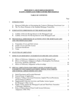 Deficiency and In Rem Judgments in Iowa Mortgage Foreclosure Proceedings
