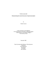 To /b/ or not to /b/: Characterizing the neural timecourse of speech perception
