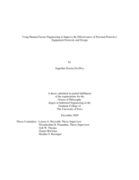Using human factors engineering to improve the effectiveness of personal protective equipment protocols and design