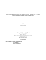 Evaluation of hydrogen sulfide emission control technology in a high-strength wastewater treatment application