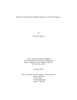 Synthesis of phosphonates and bisphosphonates as potential therapeutics