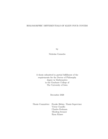 Holomorphic differentials of Klein four covers