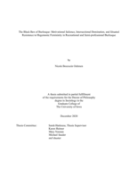 The black box of burlesque: motivational salience, intersectional domination, and situated resistance to hegemonic femininity in recreational and semi-professional burlesque