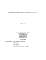 Dispossession and survivance in the literature of atrocity