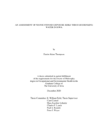 An assessment of neonicotinoid exposure risks through drinking water in Iowa