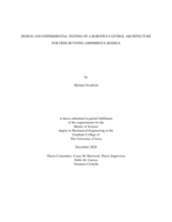 Design and experimental testing of a robotics control architecture for free-running amphibious models