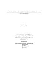 ULK1 and ULK2 modulate skeletal muscle homeostasis and whole-body metabolism
