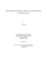 Improving efficiency in hazard mapping: combining physics-based and kriging models for estimating noise exposure