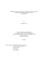 The influence of the partisanship and composition of state governments on public school spending and student outcomes in the NCLB era
