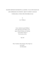 Teaching methods for perceptual learning:  evaluating graduate and undergraduate students’ ability to detect and rate pathological voices using the GIRBAS scale