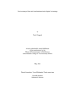 The accuracy of post and core fabricated with digital technology