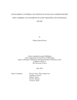 Development, synthesis, and testing of novel polyacridine peptide gene carriers: advancements in liver targeting and endosomal escape