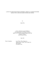 A study of the Boone River Watershed: linking an agroecosystems model with a process-based Hydrologic Model