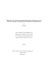 Building Iowa City's stormwater management plan through comparative interviews of Iowa cities, evaluation of existing stormwater infrastructure, and public outreach