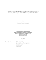 Strategies to improve health in rural areas: evaluating the implementation of community health programs, telehealth technology, and home health care