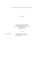 Preferences for gender-affirming voice modification clinicians