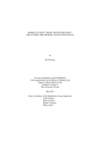 Marilyn Lowe’s “Music moves for piano”: the author, her method, and its influences