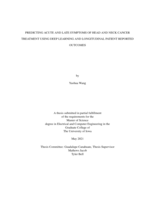 Predicting acute and late symptoms of head and neck cancer treatment using deep learning and longitudinal patient reported outcomes