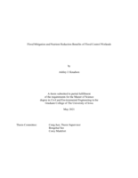Flood mitigation and nutrient reduction benefits of flood control wetlands