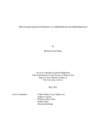 The double bass extension: a compendium for performance