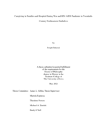 Caregiving in families and hospital during war and HIV-AIDS pandemic in twentieth-century Northeastern Zimbabwe