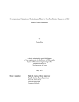 Development and validation of hydrodynamic model for near free surface maneuvers of BB2 Joubert generic submarine