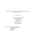 An examination of K-12 music educators' skills with micropolitical literacy in relation to job satisfaction