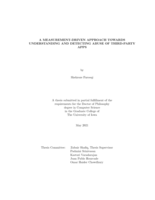 A measurement-driven approach towards understanding and detecting abuse of third-party apps