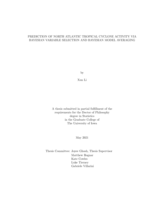 Prediction of North Atlantic tropical cyclone activity via Bayesian variable selection and Bayesian model averaging