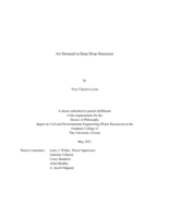 Air demand in deep drop structures