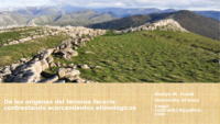 De los orígenes del término facería: contrastando acercamientos etimológicos