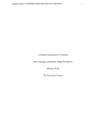 A Feminist Exploration of Violence: How Language and Identity Shape Perceptions