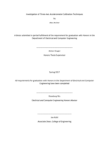 Investigation of Three-Axis Accelerometer Calibration Techniques