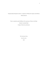 Entrepreneurship through the Centuries: A comparison of William the Conqueror and Jeff Bezos