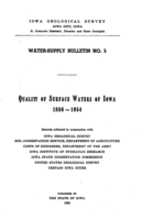 Quality of surface waters of Iowa, 1886-1954