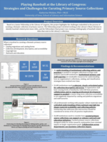 Playing Baseball at the Library of Congress: Strategies and Challenges for Curating Primary Source Collections