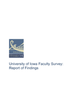 University of Iowa Faculty Survey: Report of Findings