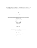 An Exploration of Alternative Anesthesia in the Difficult-to-Anesthetize New Zealand Freshwater Snail Potamopyrgus Antipodarum