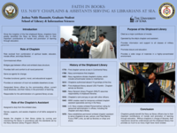 Faith In Books: The Role of U.S. Navy Chaplains & Assistants Serving as Librarians at Sea.