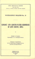 Geology and ground-water resources of Linn County, Iowa