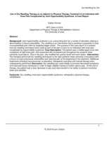 Use of Dry Needling Therapy as an Adjunct to Physical Therapy Treatment of an Individual with Knee Pain Complicated by Joint Hypermobility Syndrome: A Case Report