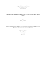 The Structure of Semantic Memory in School-Age Children: An ERP Study