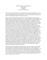 The Materiality of the Spiritual