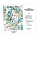 Potential aggregate resources Linn County, Iowa
