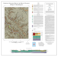 Surficial Geologic Map of the Mount Pleasant 7.5' Quadrangle, Henry County, Iowa