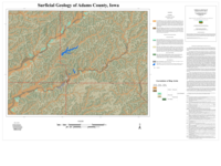 Surficial Geology of Adams County, Iowa