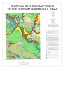 Surficial geologic materials of the Bertram Quadrangle, Iowa