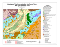 Geology of the Precambrian Surface of Iowa and surrounding area